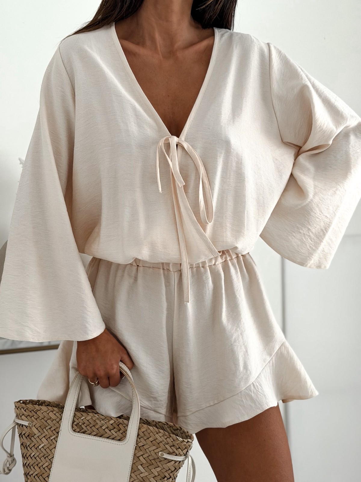 Kombinezon Summer Ease Jumpsuit Beige