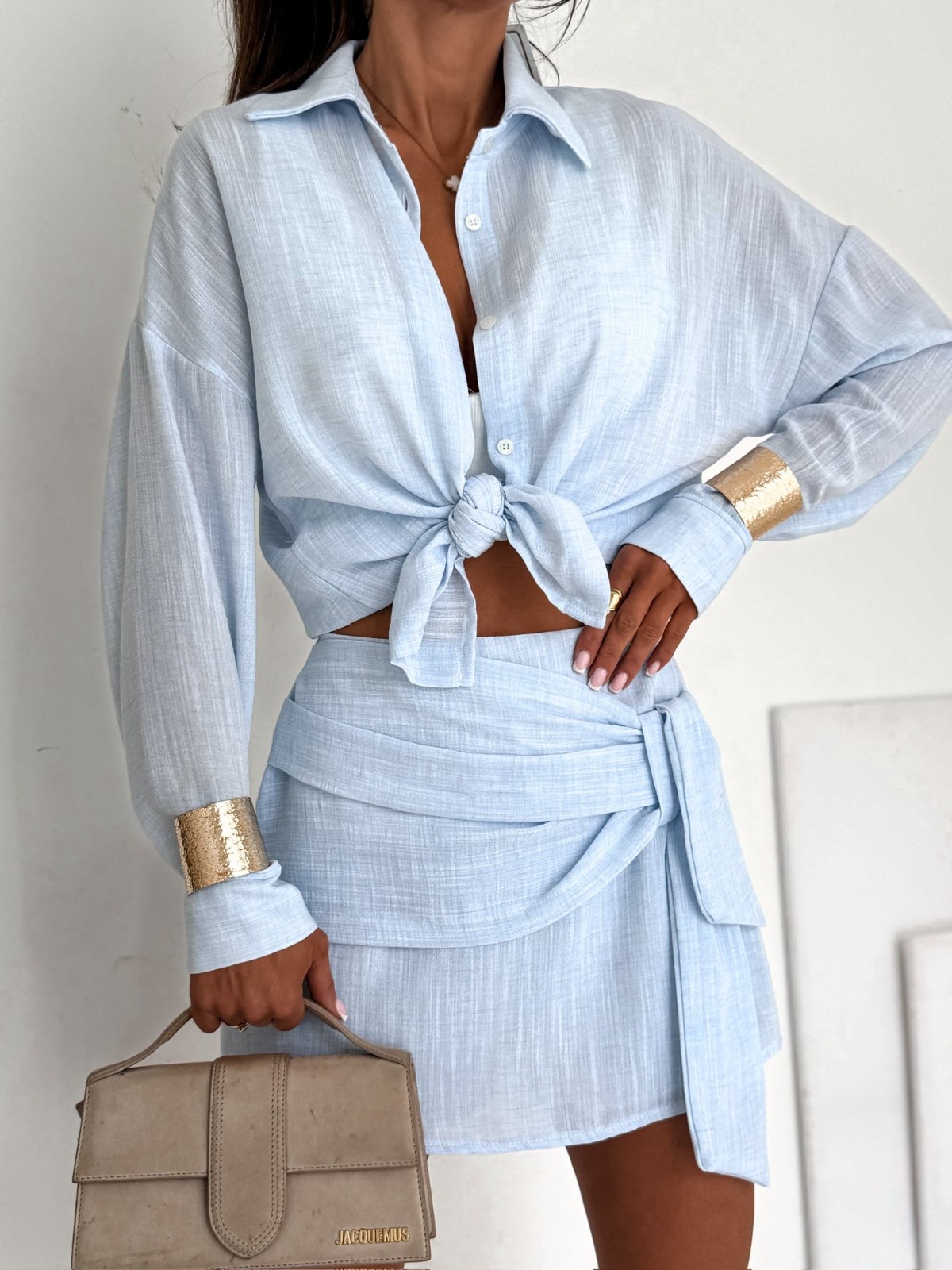 Komplet Cotton Wrap Set Blue
