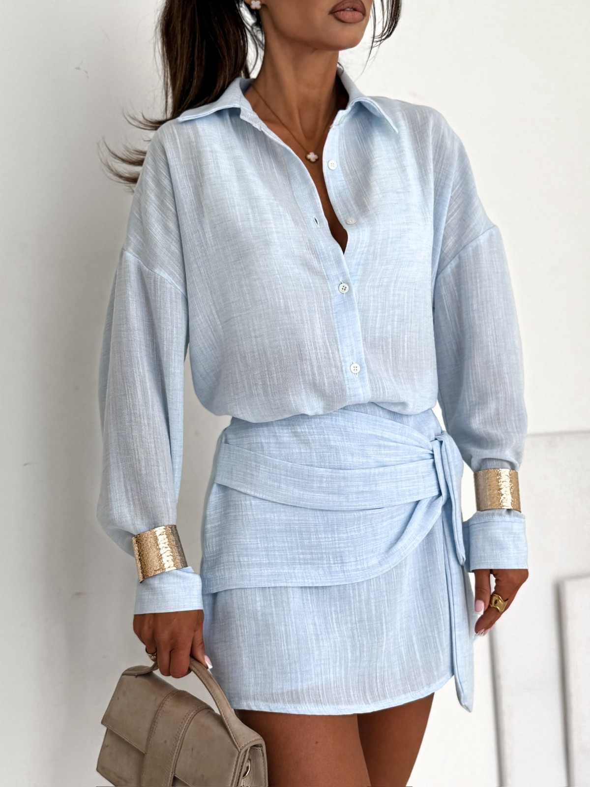 Komplet Cotton Wrap Set Blue